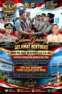 LIN Bangka Belitung Sambut Hangat Kedatangan Kapolda Baru Irjen Pol Agus Wijayanto